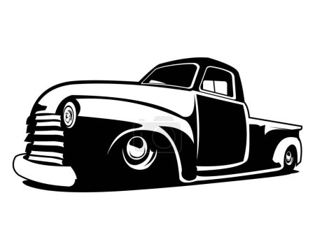 Ilustración de Truck 3100. vector isolated. Best for badge, emblem, icon, sticker design, trucking industry. available eps 10. - Imagen libre de derechos