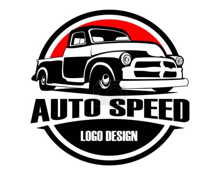 Ilustración de 3100 truck logo silhouette. truck design premium vector. best for the trucking industry. available in eps 10. - Imagen libre de derechos