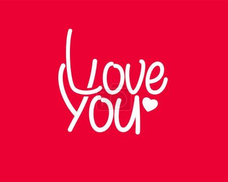 Foto de Logotipo de la carta de amor en fondo rojo Vector EPS aislado, mejor utilizado para la ilustración de San Valentín, etiqueta engomada del diseño, tarjeta de felicitación. - Imagen libre de derechos