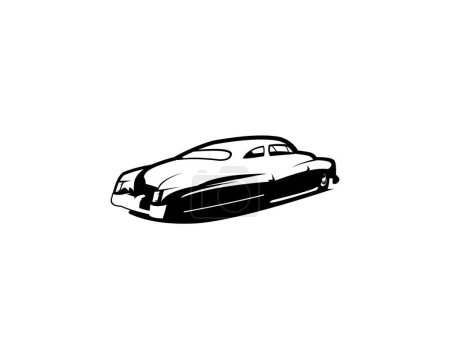Téléchargez les illustrations : 1949 illustration vectorielle du chou-fleur de mercure. design vectoriel silhouette. Idéal pour les logos, les badges, les emblèmes, les icônes, les autocollants design, l'industrie automobile vintage - en licence libre de droit