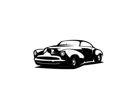 Téléchargez les illustrations : 1949 voiture coupée au mercure isolé sur fond blanc. meilleur pour les logos, badges, emblèmes, icônes, disponibles en eps 10. - en licence libre de droit