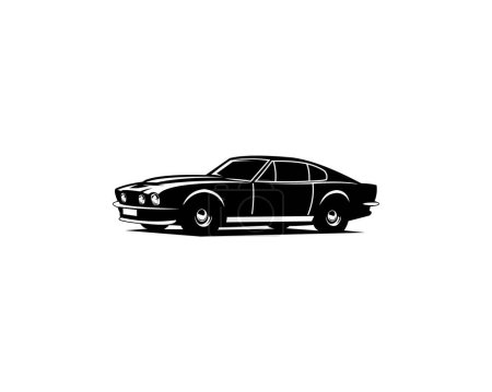 Ilustración de Ilustración aislada vectorial 1964 Aston Martin dbs. - Imagen libre de derechos