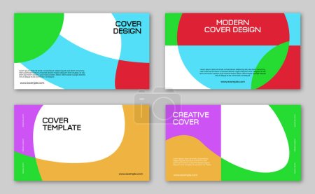 Illustration for Simple and minimalist cover design is very elegant - Royalty Free Image