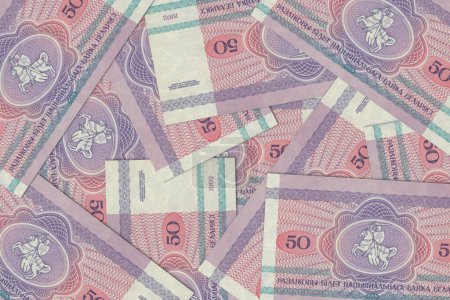 Téléchargez les photos : Monnaie biélorusse, billets biélorusses. Fermez l'argent du Belarus. Rouble Biélorusse. - en image libre de droit