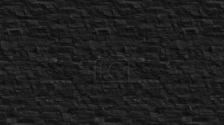 motif de pierre noir pour le plancher intérieur et les matériaux muraux