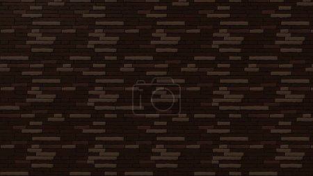 Téléchargez les photos : Modèle de brique brun foncé pour les matériaux de plancher intérieur et de mur - en image libre de droit