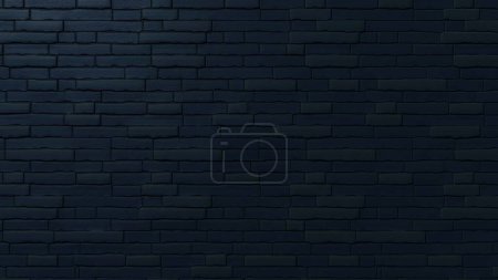 Ziegelstruktur dunkelblau für Boden- und Wandmaterialien im Innenbereich