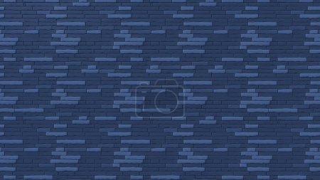 Ziegelmuster blau für Boden- und Wandmaterialien im Innenbereich