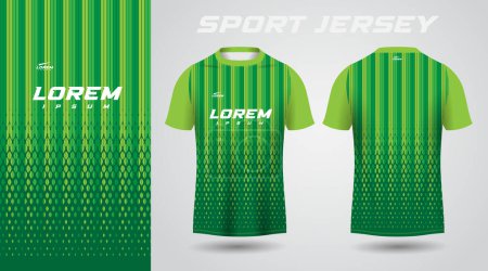 green shirt sport jersey design