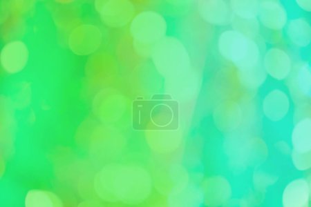 Photo for Viridian blue blurred bokeh. Turquoise mint color abstract bokeh lights on background. - Royalty Free Image