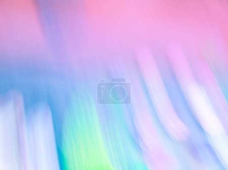 Photo for Psychedelic pastel blur bokeh background with light diffraction effect - Royalty Free Image