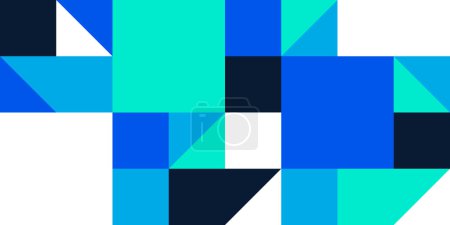 Illustration for Abstract geometric pattern vector background with copy space - Royalty Free Image