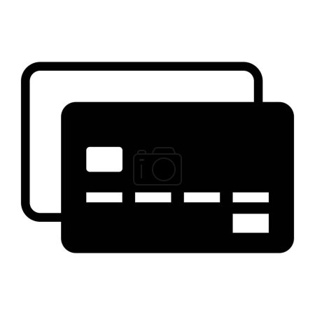 Ilustración de Tarjetas de crédito, banca y pagos icono aislado - Imagen libre de derechos