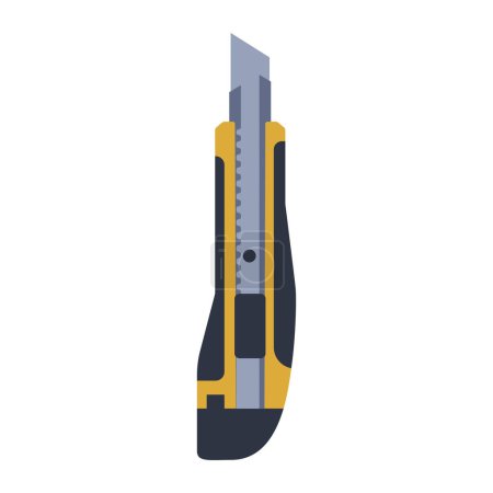 Ilustración de Cortador aislado, herramientas de trabajo para reparación y tareas domésticas - Imagen libre de derechos
