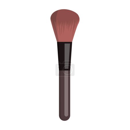Illustration for Makeup brush for makeup application isolated, beauty concept - Royalty Free Image