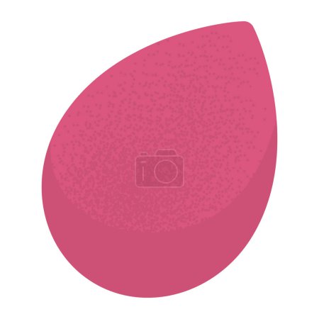 Ilustración de Batidora de belleza esponja para aplicación de maquillaje objeto aislado - Imagen libre de derechos