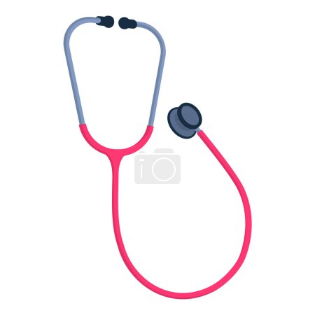 Illustration for Professional medical stethoscope, medicine and healthcare concept, isolated - Royalty Free Image