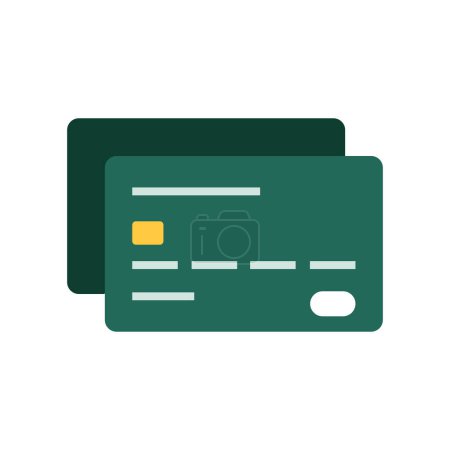 Ilustración de Tarjetas de crédito y pagos electrónicos icono aislado - Imagen libre de derechos