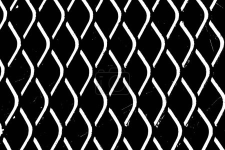 Rhombus fence surface texture vector grunge overlay. Wire diamond shape fence black white. Rabitz background with rhombus cell heavy duty protection barrier made of metal steel grid. Grid or mesh background.