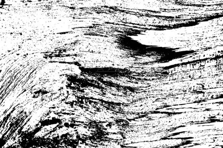 Illustration for White black wood texture, vector overlay texture. Old wood texture flat surface. Real tree bark, wooden surface background. Top view plank. - Royalty Free Image