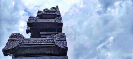 Photo for Historical architecture on cloudy sky background - Royalty Free Image