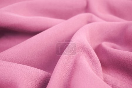 Photo for Abstract background luxury Purple cloth or liquid wave Abstract or Purple fabric texture background. Cloth soft waves. Creases of satin, silk, and cotton. - Royalty Free Image