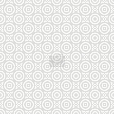 Photo for Grey Circular geometric background template - Royalty Free Image