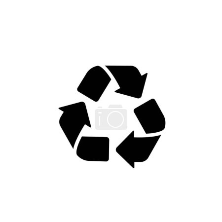 Téléchargez les photos : Illustration vectorielle de l'icône de recyclage - en image libre de droit