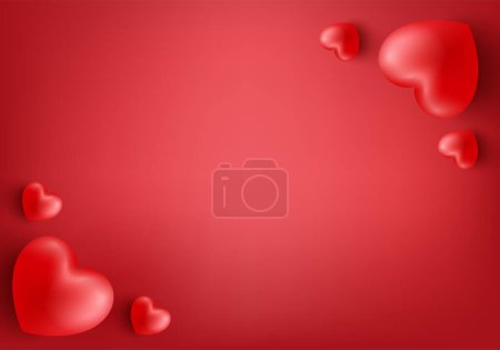 Téléchargez les photos : Fond rouge avec foyer Saint Valentin - en image libre de droit