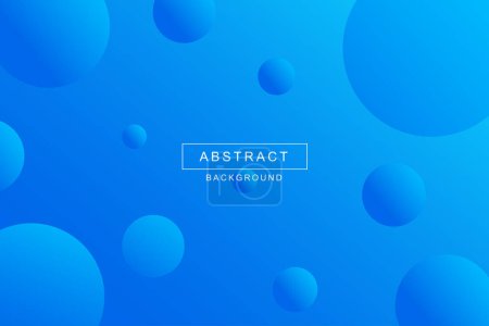 Ilustración de Abstact liquid blue bubble background - Imagen libre de derechos