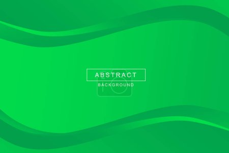 Téléchargez les photos : Green abstract background with wave ornament - en image libre de droit