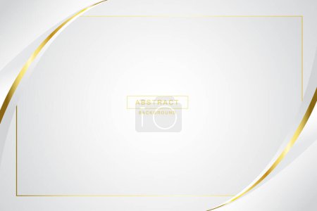 Téléchargez les photos : Free vector realistic luxury background with golden waves - en image libre de droit