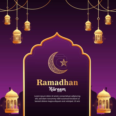 Téléchargez les photos : Ramadan réaliste kareem instagram post background - en image libre de droit