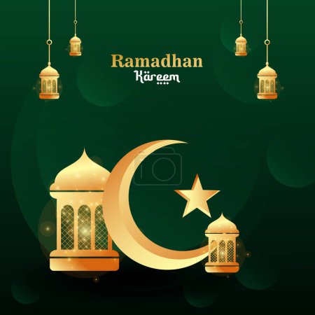 Téléchargez les photos : Illustration vectorielle du kareem ramadan en dégradé - en image libre de droit