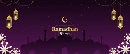 Téléchargez les photos : Ramadan islamique Kareem Bannière Contexte - en image libre de droit