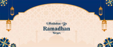 Téléchargez les photos : Fond de bannière réaliste pour l'événement Ramadan Kareem - en image libre de droit