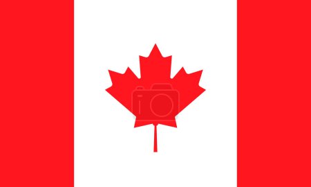 Téléchargez les photos : Illustration vectorielle du drapeau du Canada - en image libre de droit