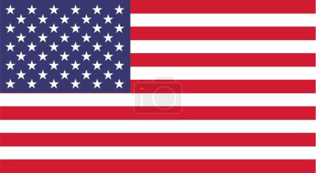 Téléchargez les photos : Illustration vectorielle du drapeau américain - en image libre de droit