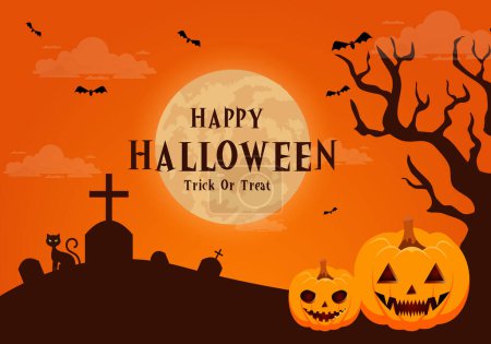 Téléchargez les photos : Fond plat pour la célébration d'Halloween - en image libre de droit