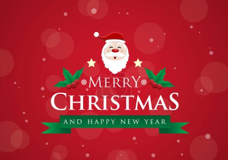 Téléchargez les photos : Vecteur dessiné à la main fond de Noël avec Santa Claus - en image libre de droit