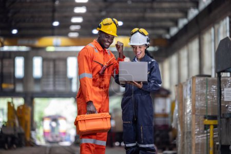 Engineering supervisor uses laptop to do diagnostics, enter data, check maintenance schedules, discuss work orders with a technician. Ensure that CO2 emissions are reduced in overall train operation.
