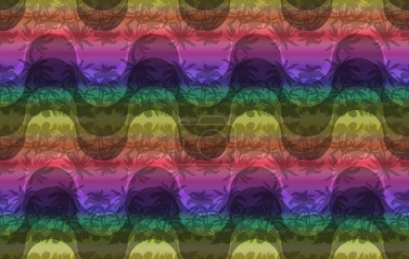 Foto de Patrón abstracto colorido, ilustración de fondo, ondas coloridas - Imagen libre de derechos