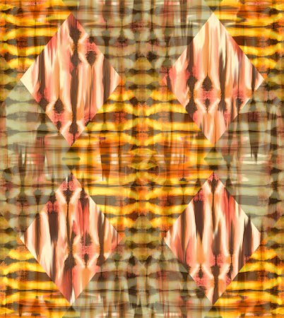 Foto de Patrón geométrico abstracto, ilustración anima print - Imagen libre de derechos
