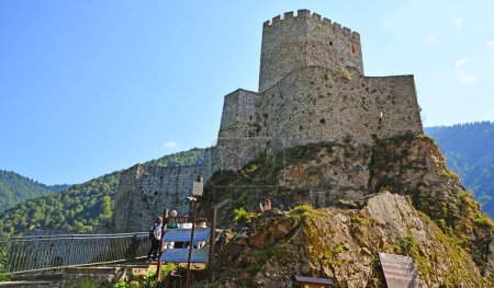 Téléchargez les photos : Château historique de Zil - Rize - TURQUIE - en image libre de droit