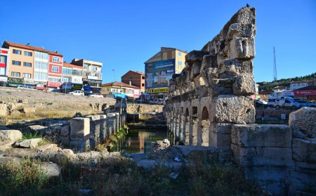 Téléchargez les photos : Sarikaya ancien bain romain Yozgat - en image libre de droit