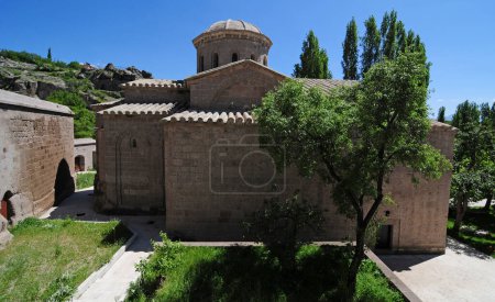 Photo for Located in Aksaray, Turkey, this church was built in the 4th century. Later, it was changed in certain periods. - Royalty Free Image