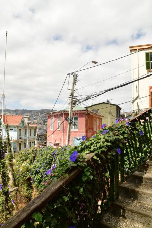 Téléchargez les photos : Ascensores in Valparaiso chile south america. High quality photo - en image libre de droit