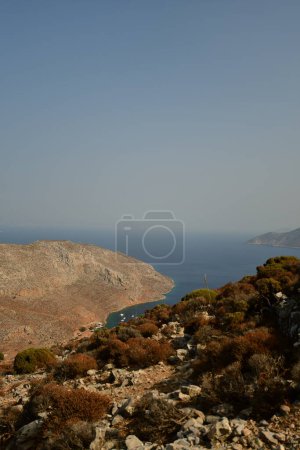 Téléchargez les photos : Vue panoramique depuis l'île de Kalymnos Grèce Europe. Photo de haute qualité - en image libre de droit