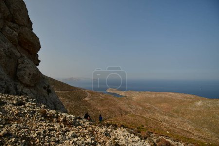 Téléchargez les photos : Vue panoramique depuis l'île de Kalymnos Grèce Europe. Photo de haute qualité - en image libre de droit
