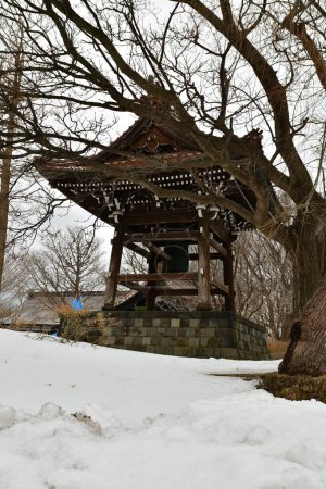 Iwanai Shrine hokkaido Japan in Winter. High quality photo
